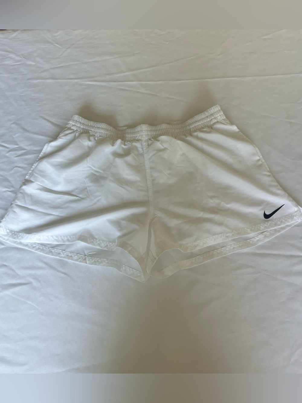 Nike White Lined Swim Trunks Shorts Size XL Mens New